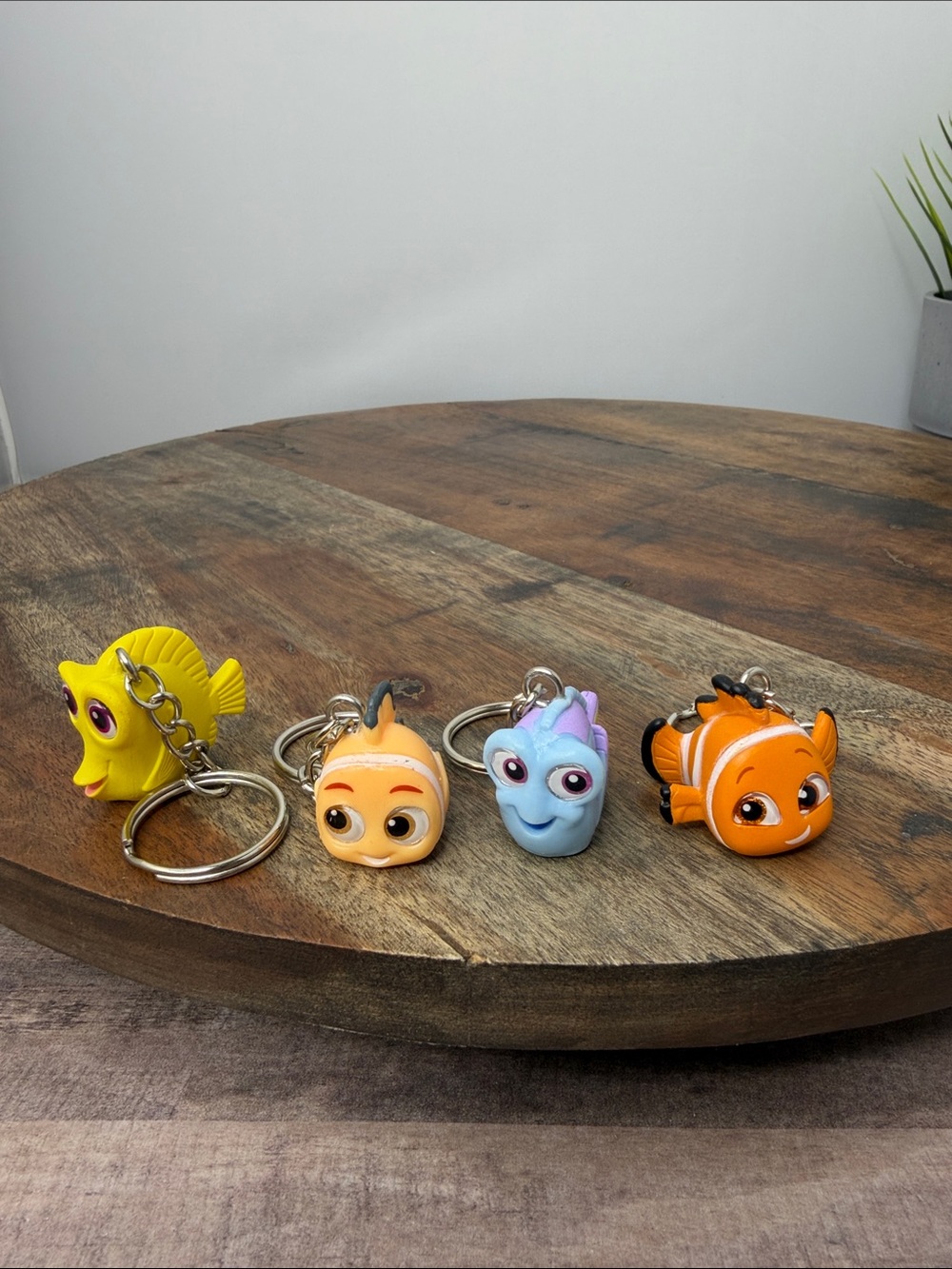Set of 4 Nemo inspired Doorable Keychains